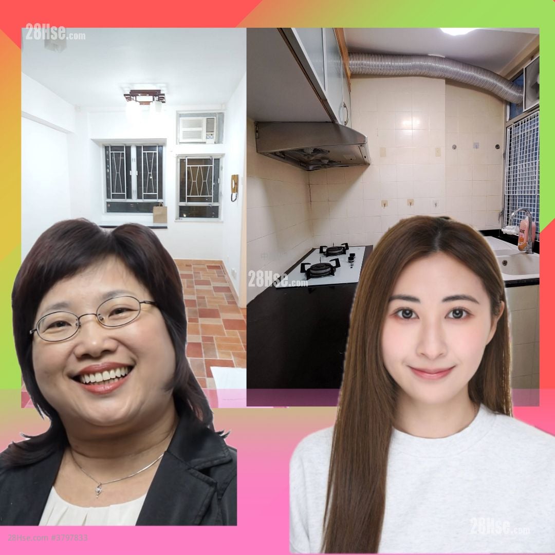 新葵芳花园 租盘 2 房 , 1 浴室 400 平方尺