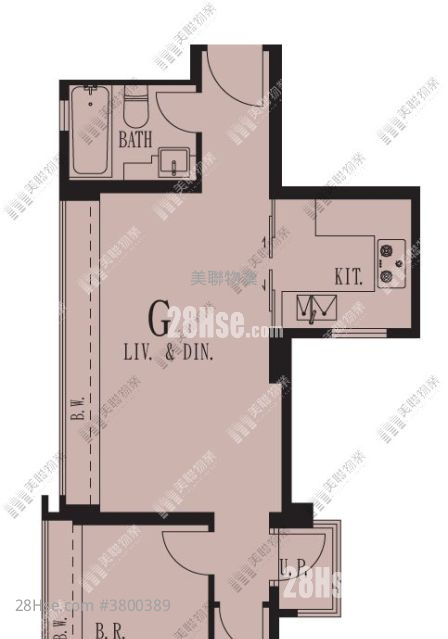 The Beaumount Sell 2 Bedrooms , 1 Bathroom 504 ft²