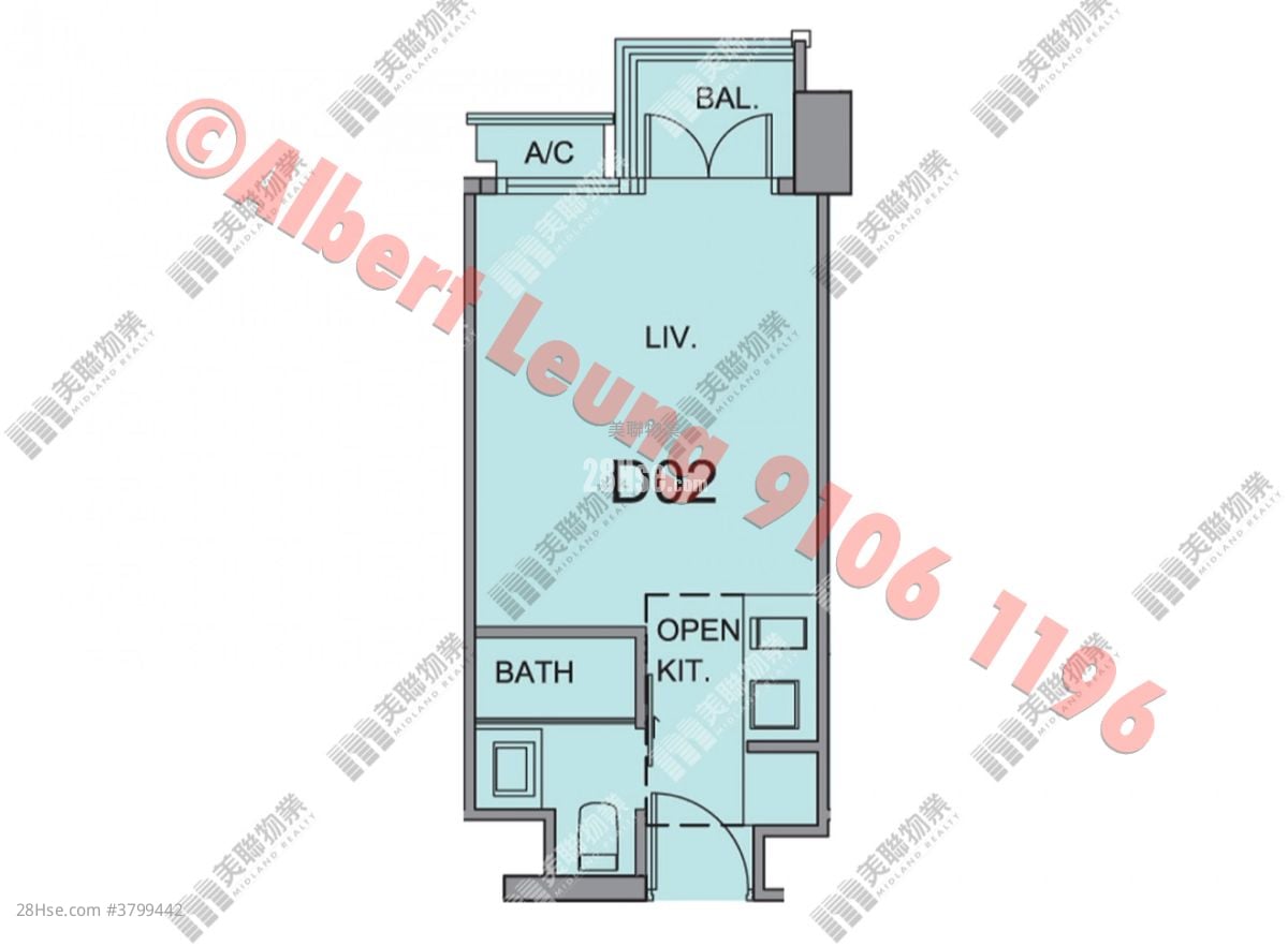 The Met. Acappella Sell 1 Bathroom 254 ft²