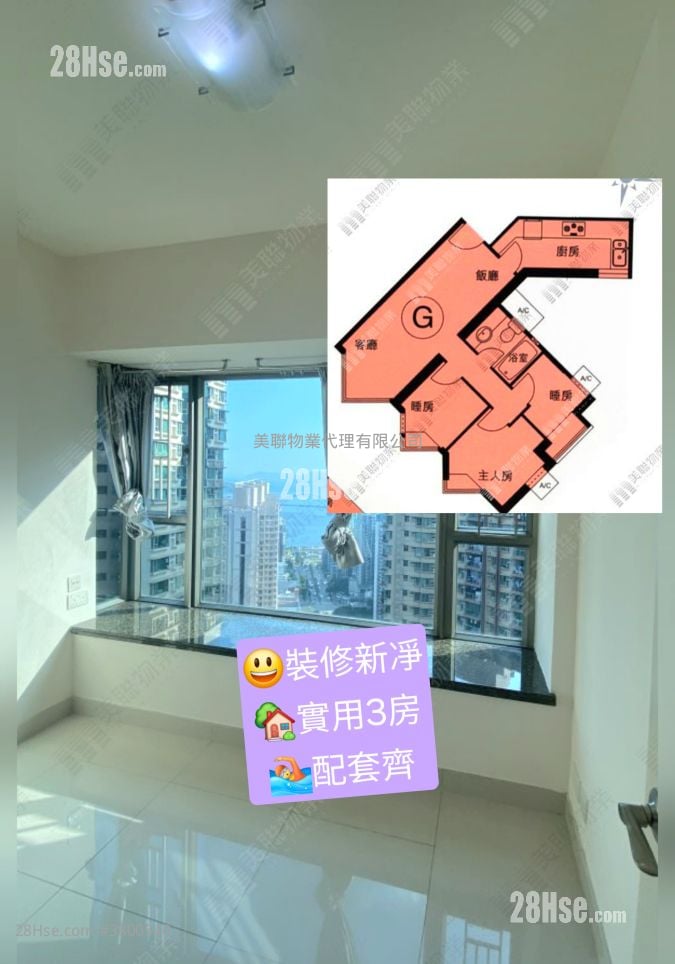 将军澳广场 售盘 3 房 , 1 浴室 538 平方尺