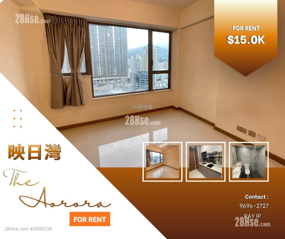 映日湾 租盘 开放式间隔 , 1 浴室 218 平方尺