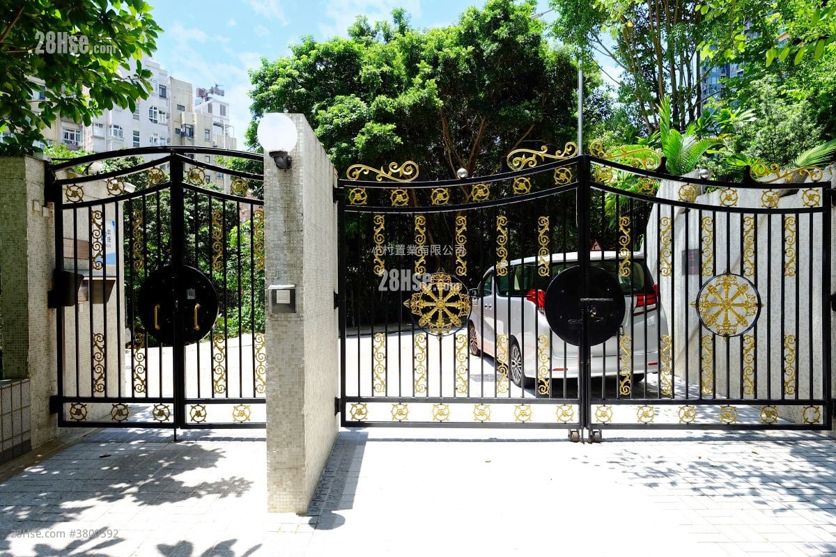 大厦外观: 仁礼花园 租盘 3 房 , 2 浴室 1,882 平方尺