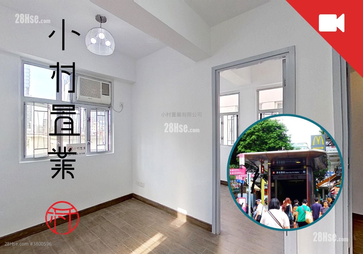 厅: 保良局少清大厦 租盘 2 房 , 1 浴室 280 平方尺