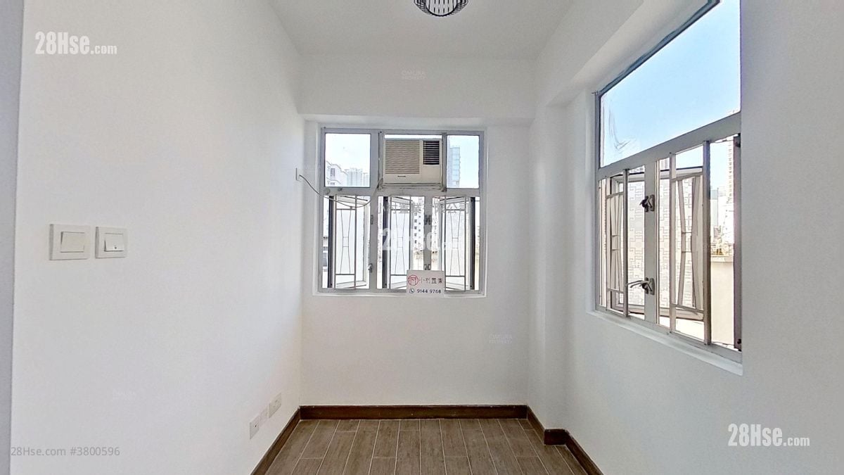 主人房: 保良局少清大厦 租盘 2 房 , 1 浴室 280 平方尺