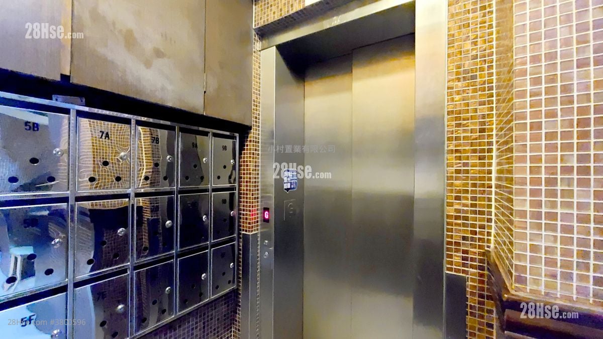 大堂: 保良局少清大厦 租盘 2 房 , 1 浴室 280 平方尺