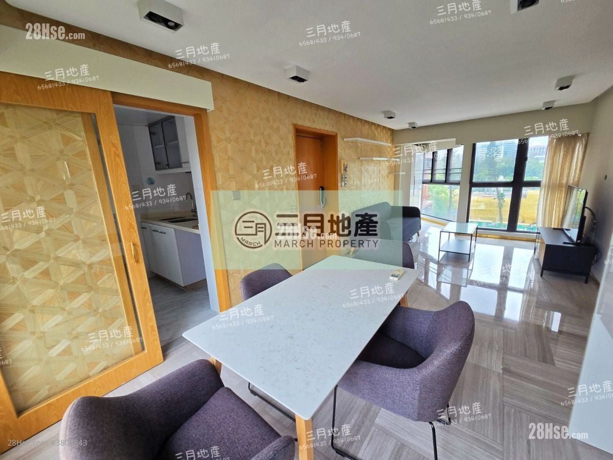 丽豪阁 租盘 2 房 , 2 浴室 860 平方尺