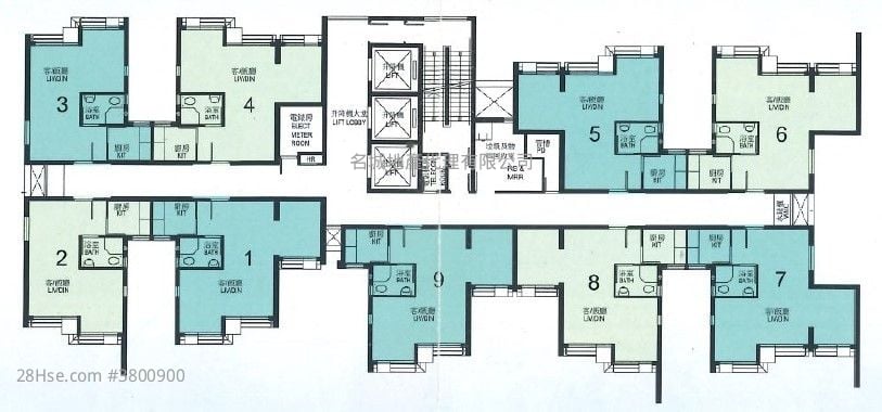 Mei Pak Court Sell 2 Bedrooms , 1 Bathroom 445 ft²