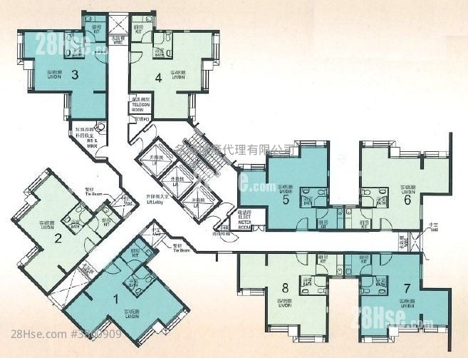 美盈苑 售盘 2 房 , 1 浴室 451 平方尺