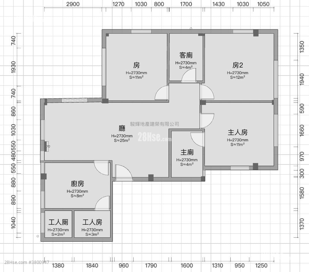 South Court Rental 3 Bedrooms , 2 Bathrooms 932 ft²