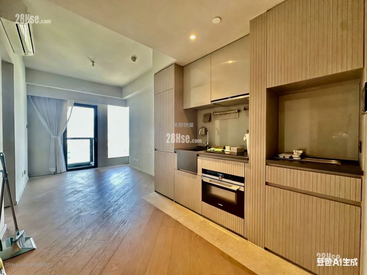 厨房: 柏傲庄 租盘 2 房 , 1 浴室 477 平方尺