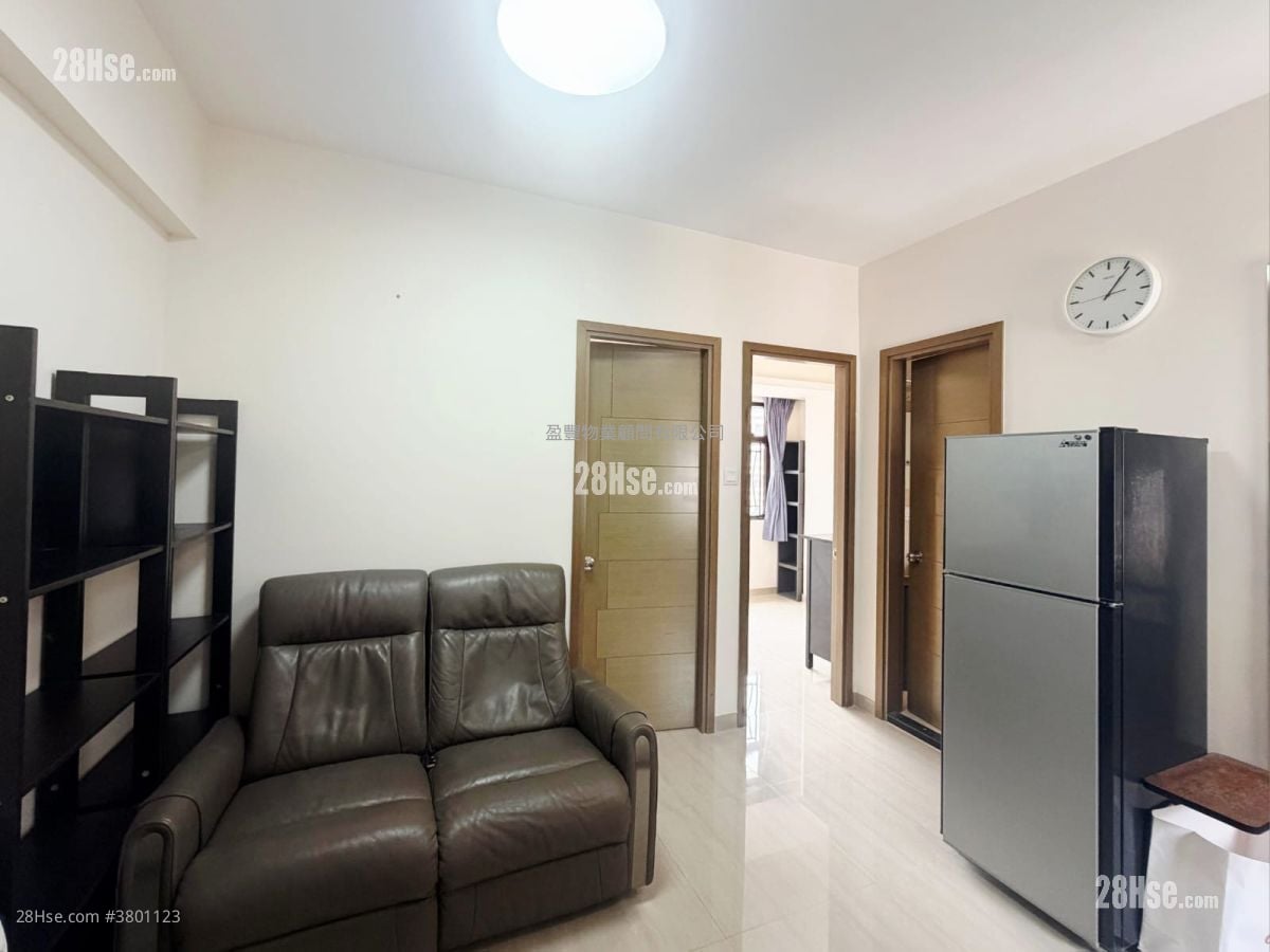 富利大厦 租盘 2 房 , 1 浴室 375 平方尺