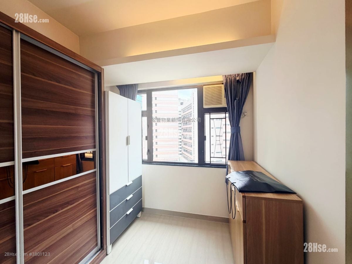 富利大厦 租盘 2 房 , 1 浴室 375 平方尺