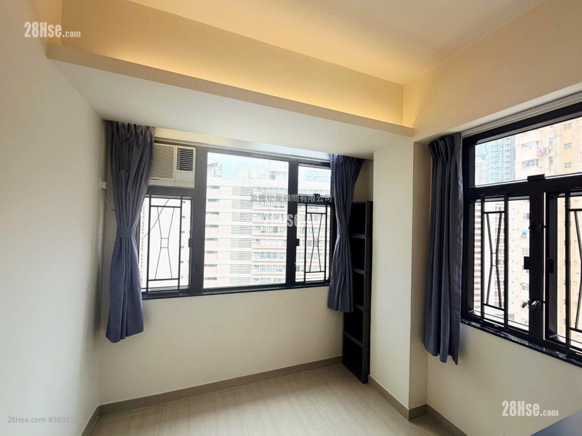 富利大厦 租盘 2 房 , 1 浴室 375 平方尺