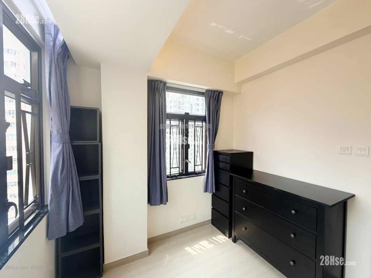 富利大厦 租盘 2 房 , 1 浴室 375 平方尺