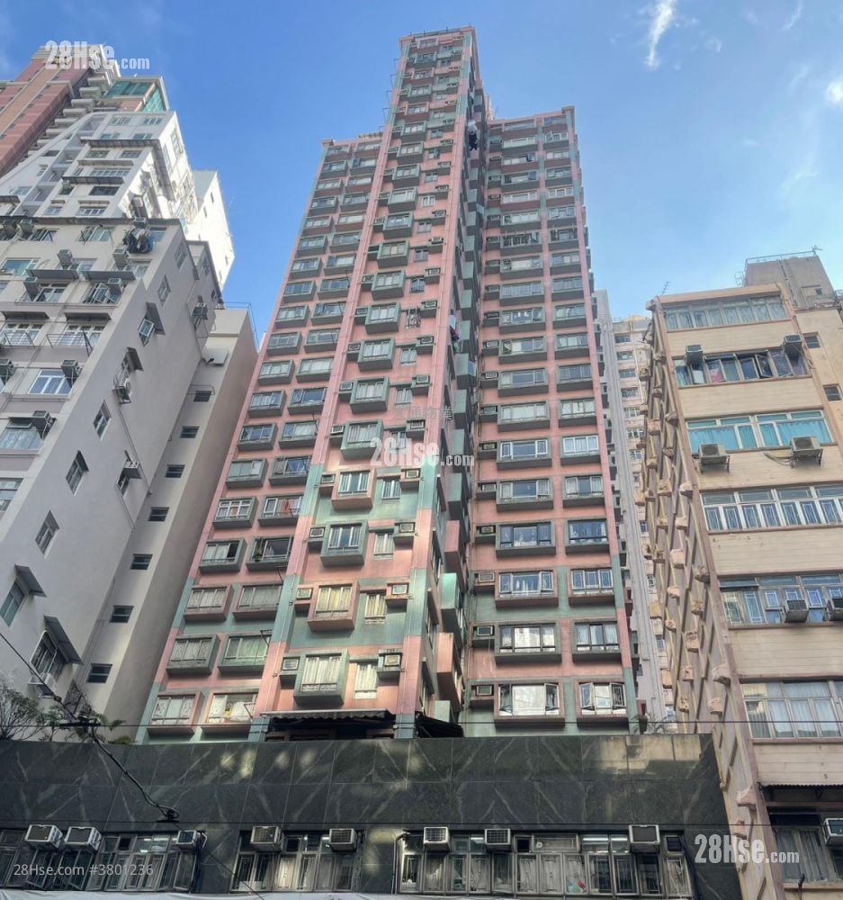 福怡大厦 租盘 2 房 , 1 浴室 342 平方尺