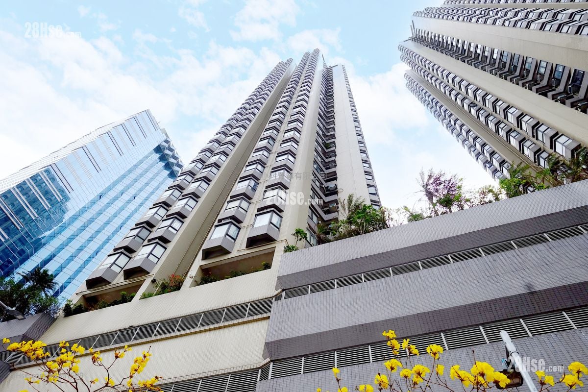 大厦外观: 高乐花园 租盘 2 房 , 1 浴室 340 平方尺