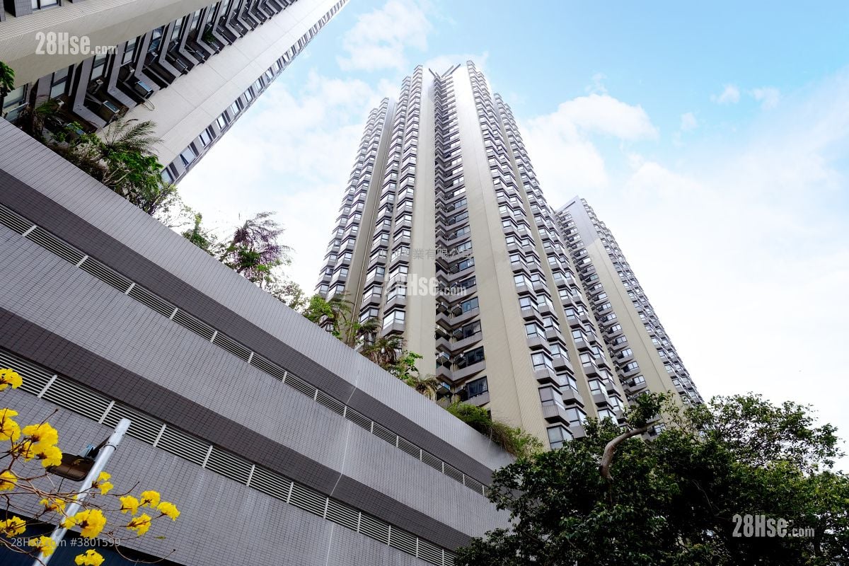 大厦外观: 高乐花园 租盘 2 房 , 1 浴室 340 平方尺