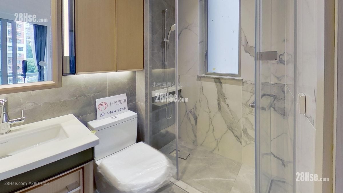 浴室: The Bonham 租盘 开放式间隔 , 1 浴室 256 平方尺