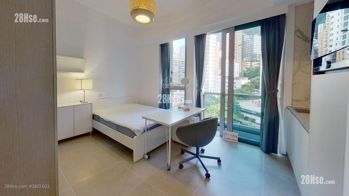 主人房: The Bonham 租盘 开放式间隔 , 1 浴室 256 平方尺