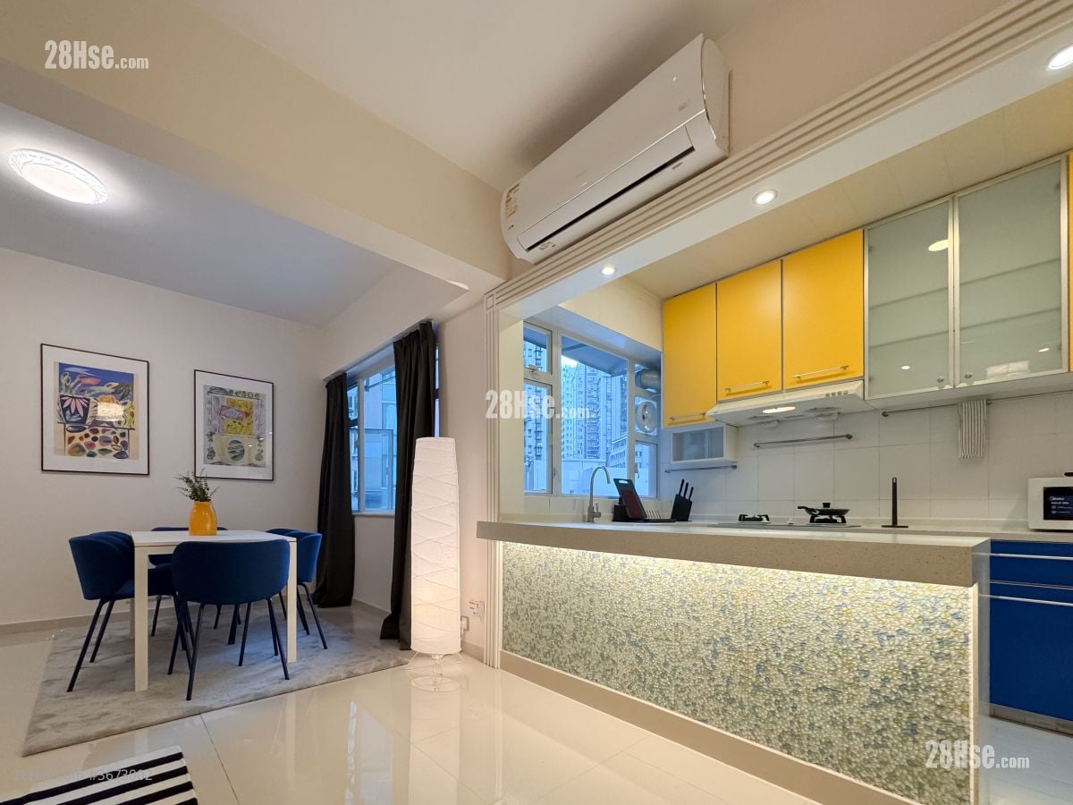 金坚大厦 租盘 1 房 , 1 浴室 118 平方尺