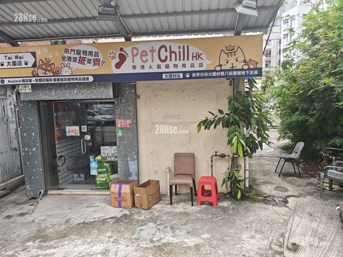 大围村 租盘 开放式间隔 , 1 浴室 350 平方尺