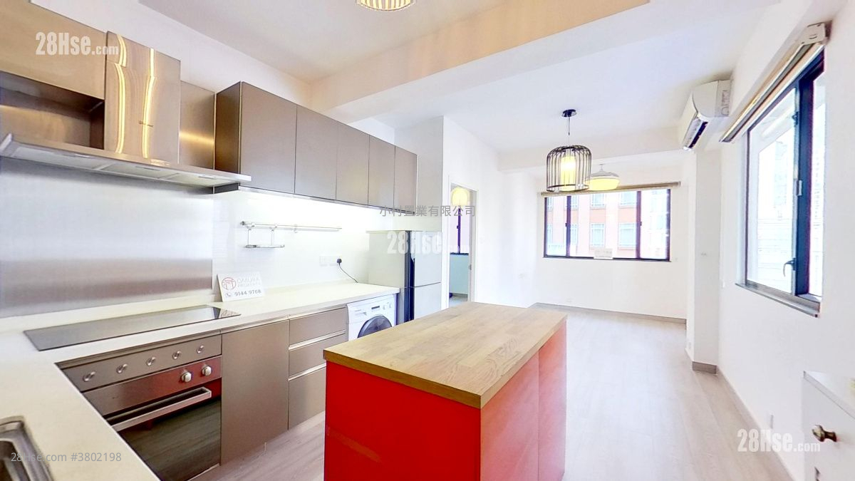 廳: 謝斐道182號 租盤 1 房 , 1 浴室 436 平方呎