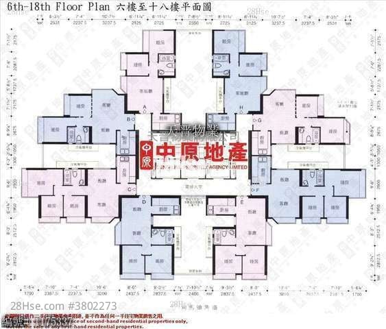 金都豪苑 售盘 3 房 , 2 浴室 524 平方尺