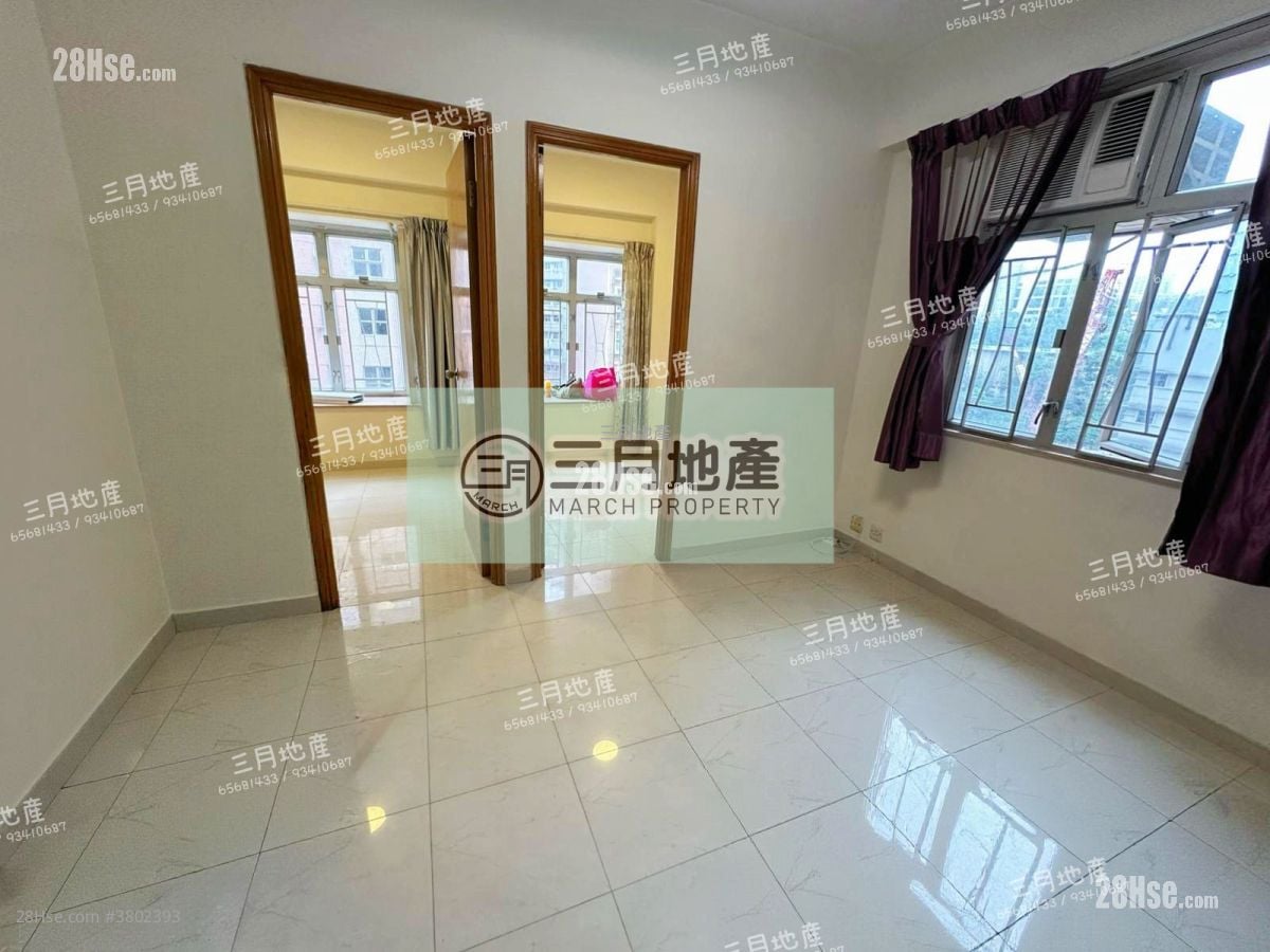 living room: Hung Wai Building Rental 2 Bedrooms , 1 Bathroom 305 ft²
