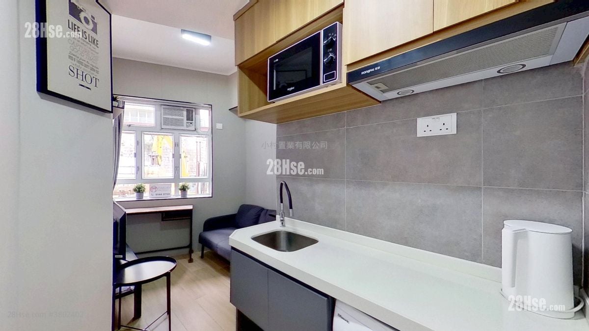 厨房: 伊利近街24号 租盘 1 房 , 1 浴室 200 平方尺