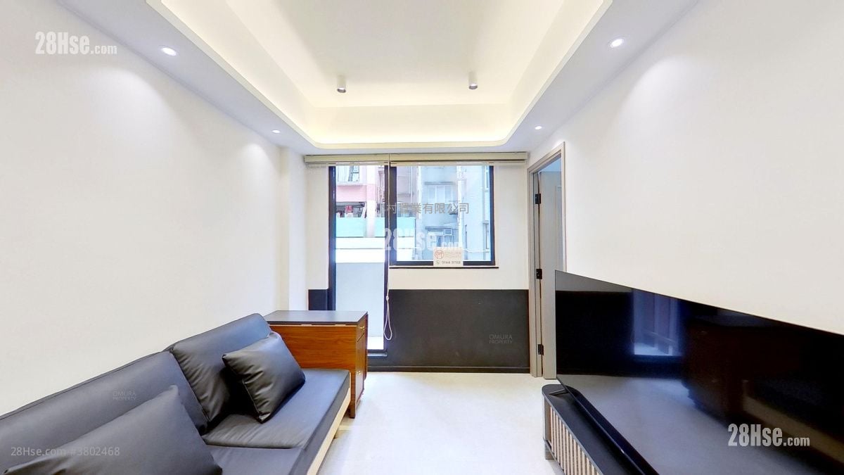 厅: 士丹顿街9-11号 租盘 2 房 , 1 浴室 300 平方尺