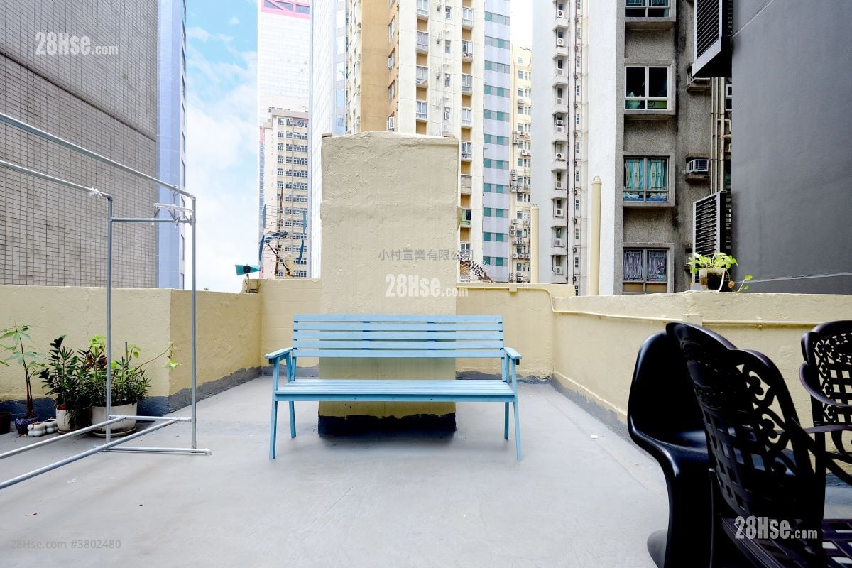 天台: 苏杭街138号 租盘 开放式间隔 , 1 浴室 200 平方尺