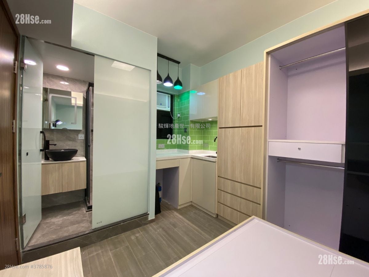 百德大厦 租盘 开放式间隔 , 1 浴室 130 平方尺