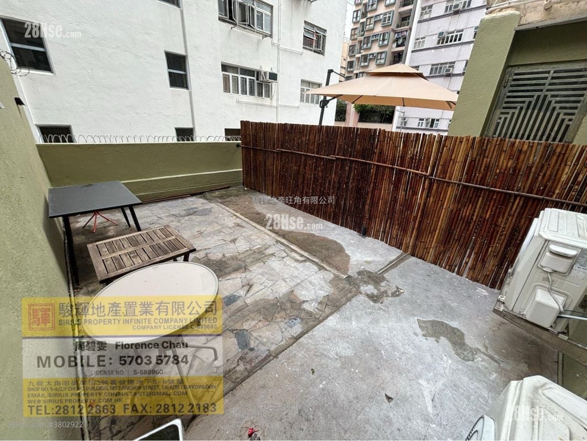 曾榕大厦 租盘 开放式间隔 , 1 浴室 1,063 平方尺