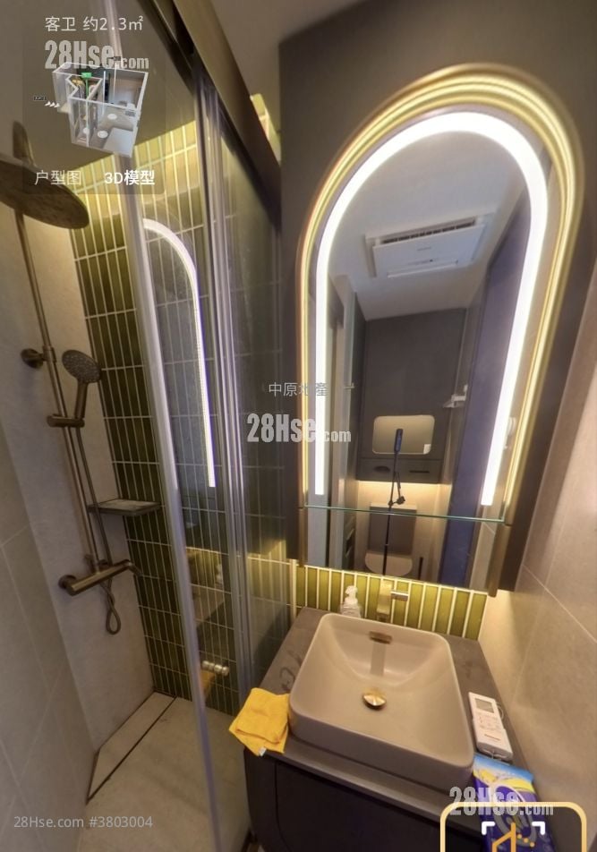 瑧桦 租盘 开放式间隔 , 1 浴室 204 平方尺