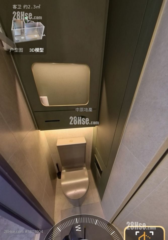 瑧桦 租盘 开放式间隔 , 1 浴室 204 平方尺