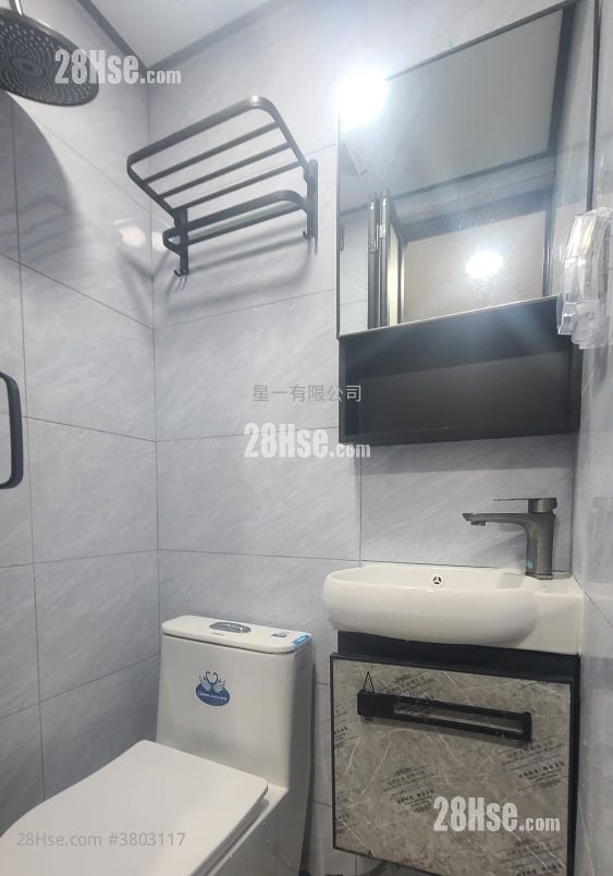 海景大厦 租盘 开放式间隔 , 1 浴室 150 平方尺