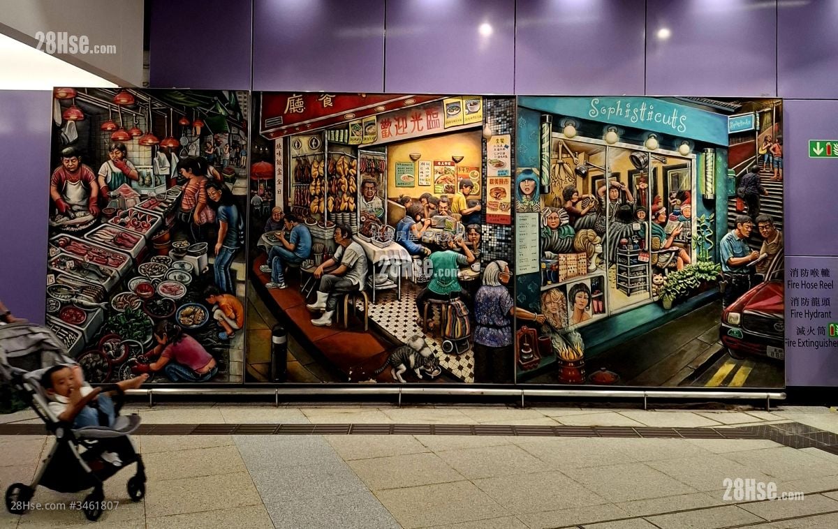 好时大厦 租盘 1 房 , 1 浴室 280 平方尺