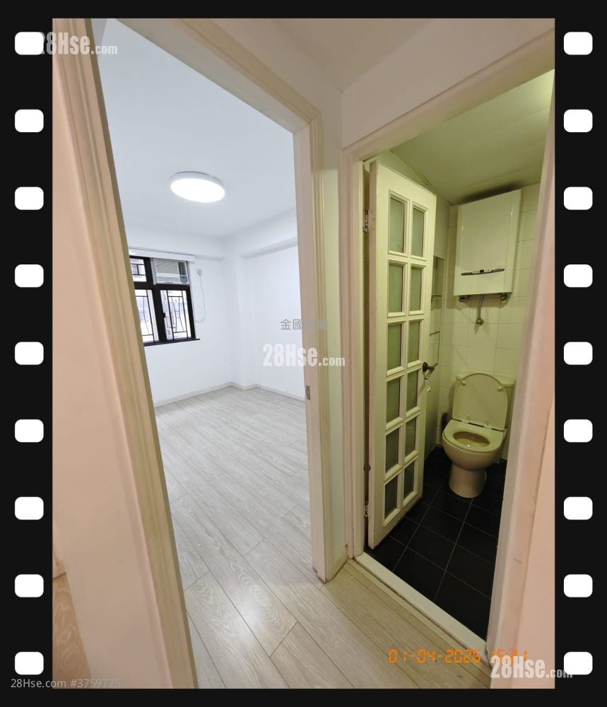 协和大厦 租盘 2 房 , 1 浴室 420 平方尺