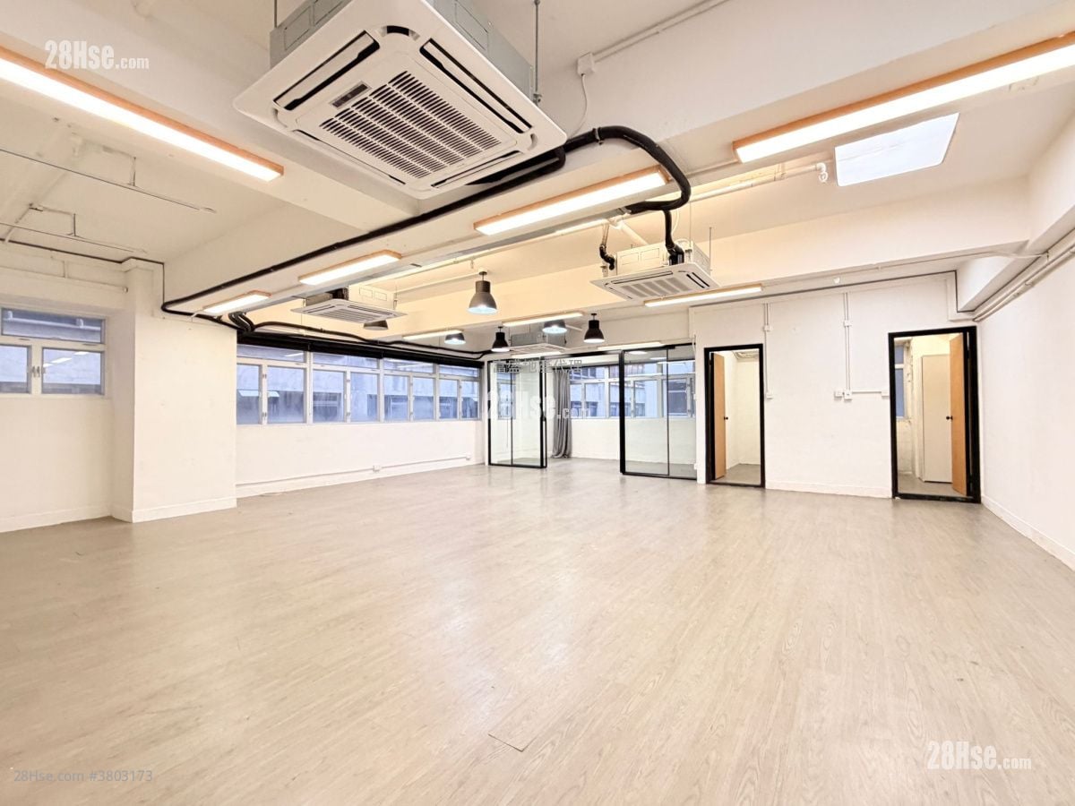 Hong Kong Industrial Centre Rental 2 Bedrooms , 1 Toilet 1,190 ft²