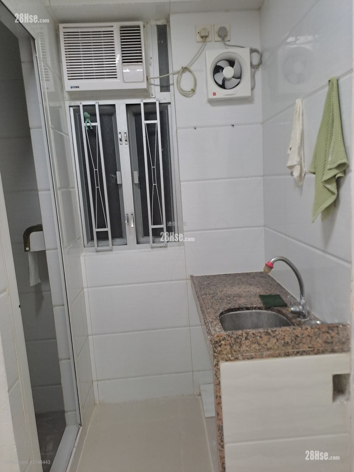 金桥华厦 租盘 开放式间隔 , 1 浴室