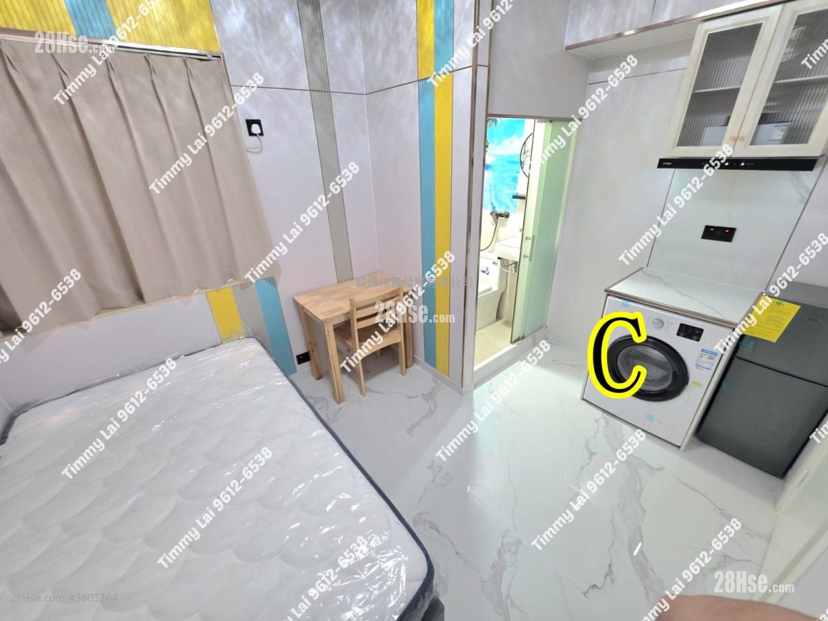 金冠大厦 租盘 开放式间隔 , 1 浴室 200 平方尺