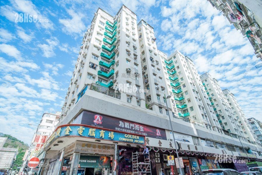 黃金大廈 售盤 2 房 , 1 浴室 347 平方呎