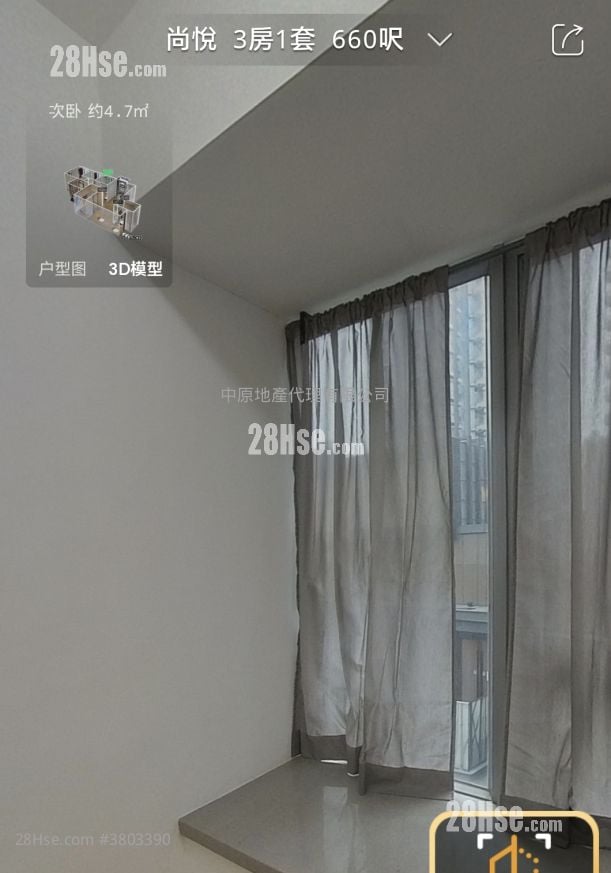 尚悦 售盘 3 房 , 2 浴室 660 平方尺