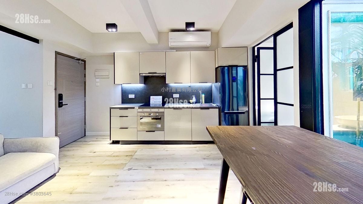 厨房: 华里6-7号 租盘 1 房 , 1 浴室 368 平方尺