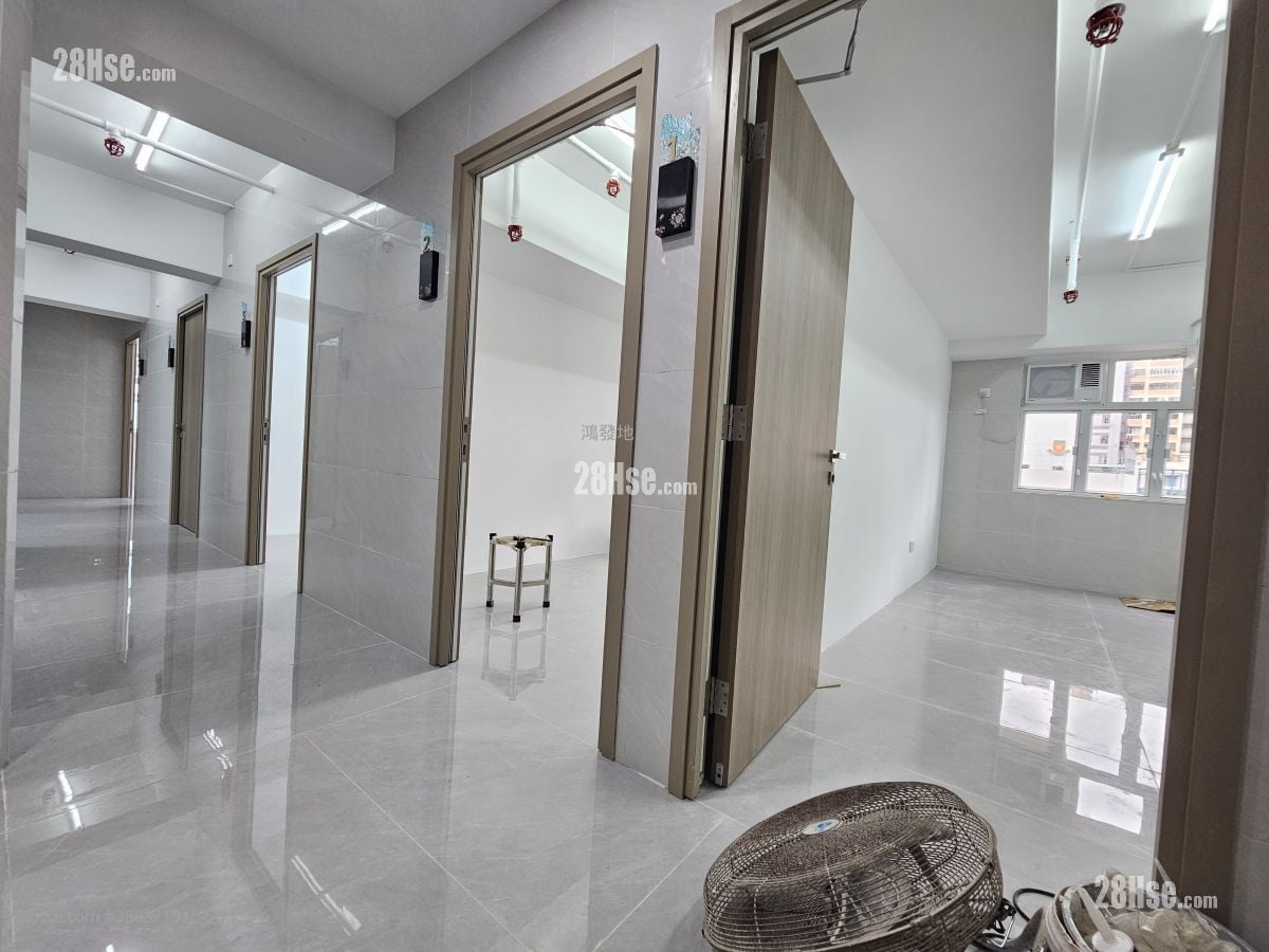 福强工业大厦 租盘 开放式间隔 200 平方尺