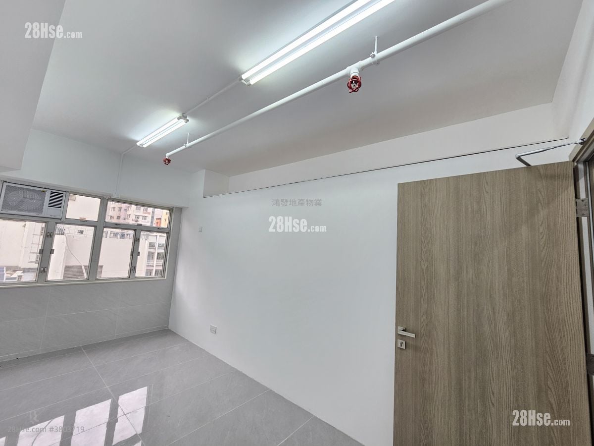 福强工业大厦 租盘 开放式间隔 200 平方尺