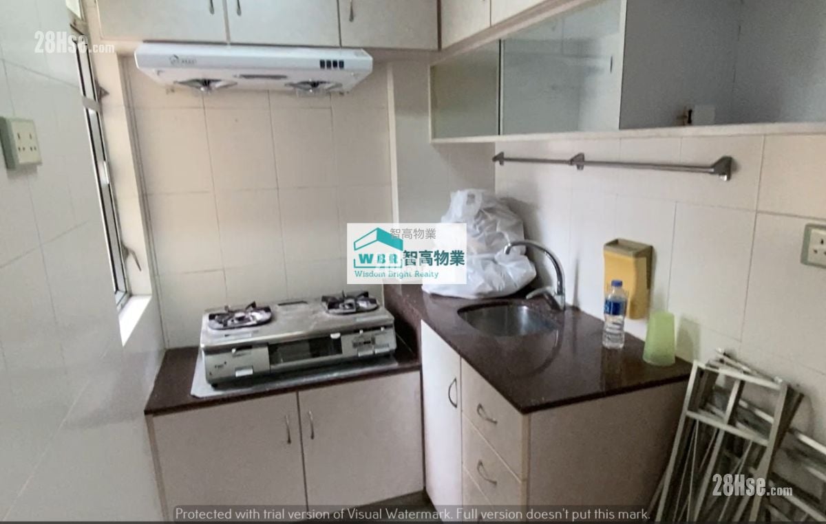 Yuk Ming Towers Rental 1 Bedroom , 2 Bathrooms 407 ft²