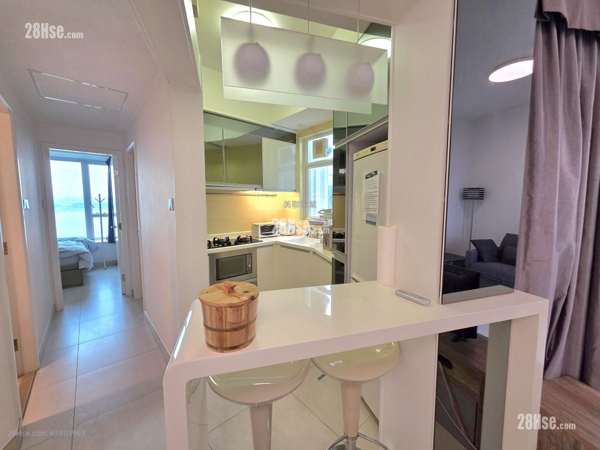 蓝天海岸 租盘 2 房 , 1 浴室 568 平方尺