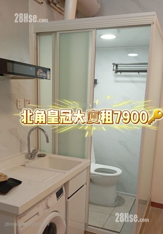 皇冠大厦 租盘 开放式间隔 , 1 浴室 110 平方尺