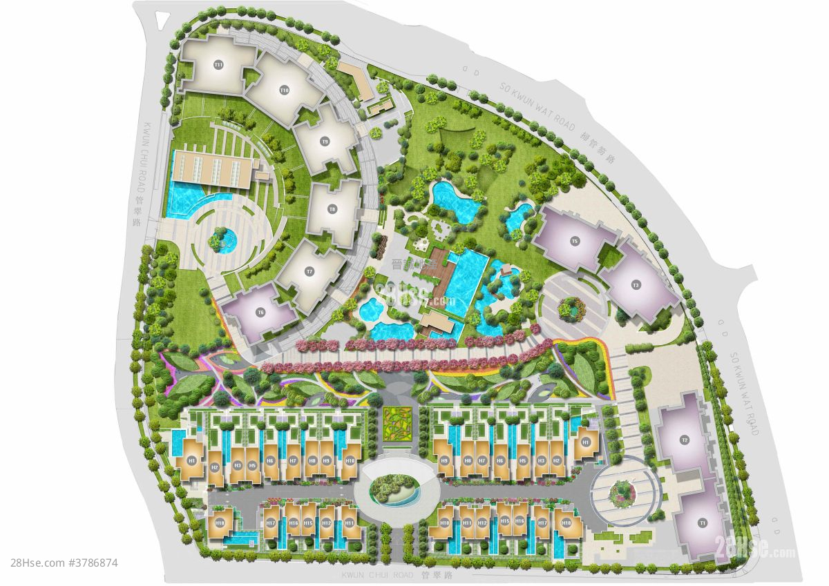 星堤 售盘 4 房 , 3 浴室 1,100 平方尺